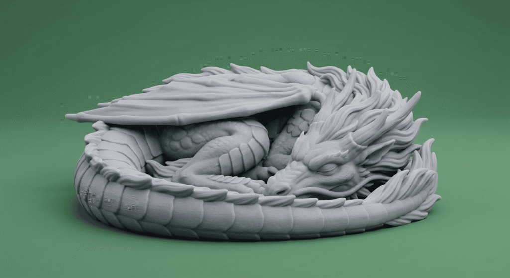 Asiatic Dormant Dragon Series: #3 1 colored 1