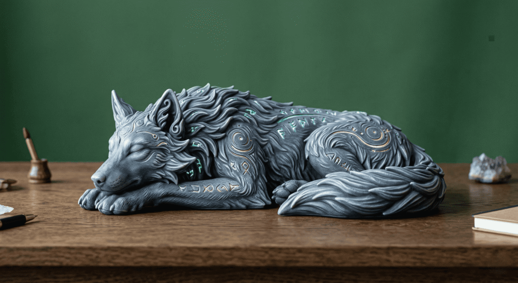 The Sombering Napping Wolf Series: #2 2 colored 104