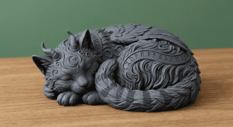 The Slumbering Cats Series: #3 6 colored 23