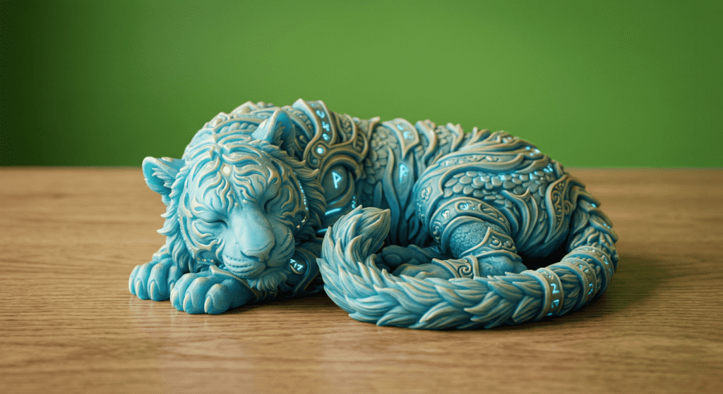 The benevolent Sleeping Tiger Series: #3 2 colored 97