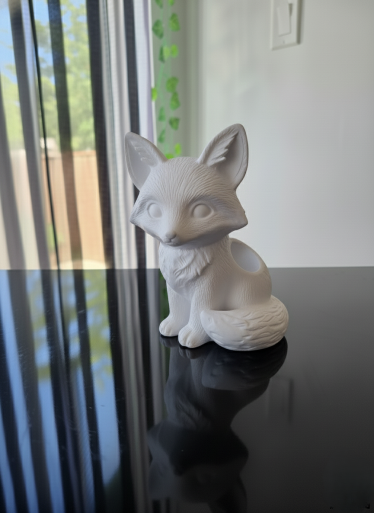 Fox Desk Organizer STL 3D Print Model 4 ss4