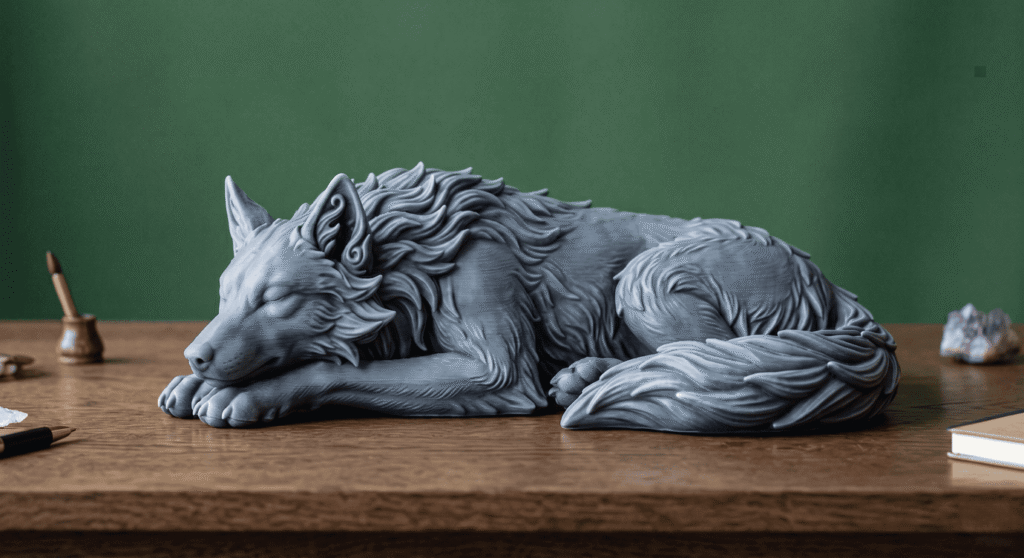 The Sombering Napping Wolf Series: #2 1 uncolored 102