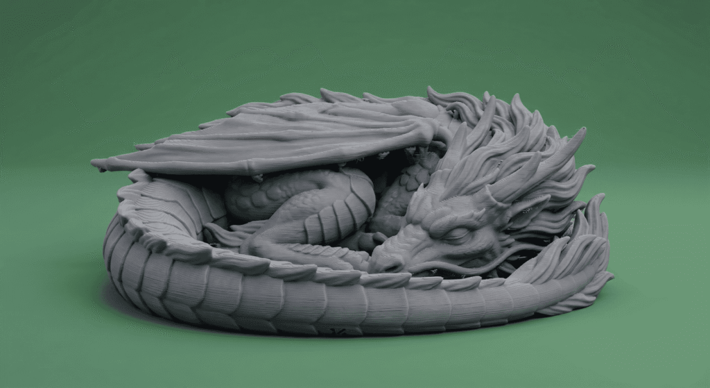 Asiatic Dormant Dragon Series: #3 2 uncolored 2
