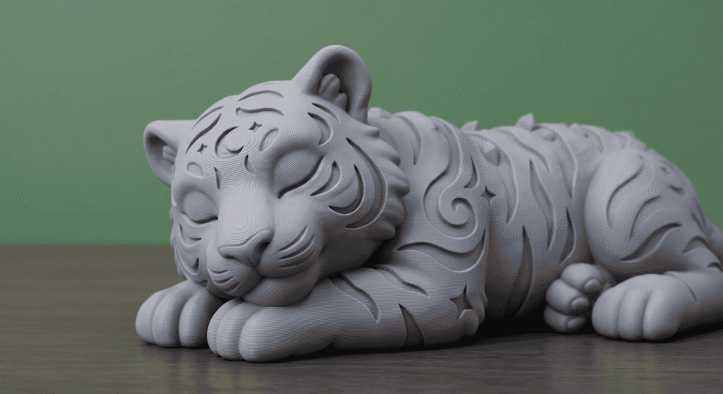The benevolent Sleeping Tiger Series: #5 1 uncolored 97