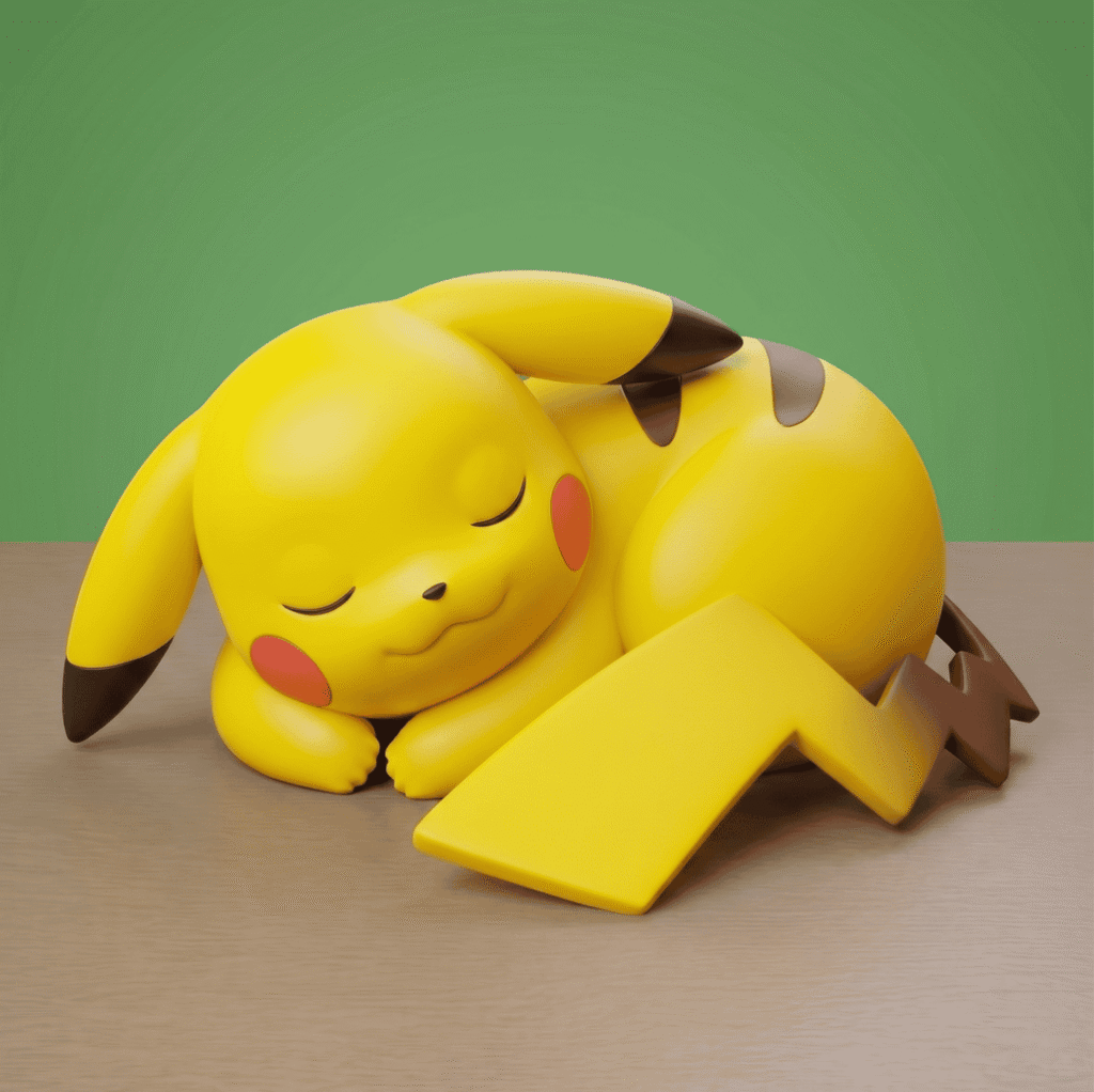 The Pikachu Sleeping Desk Series: #2 1 colored 1