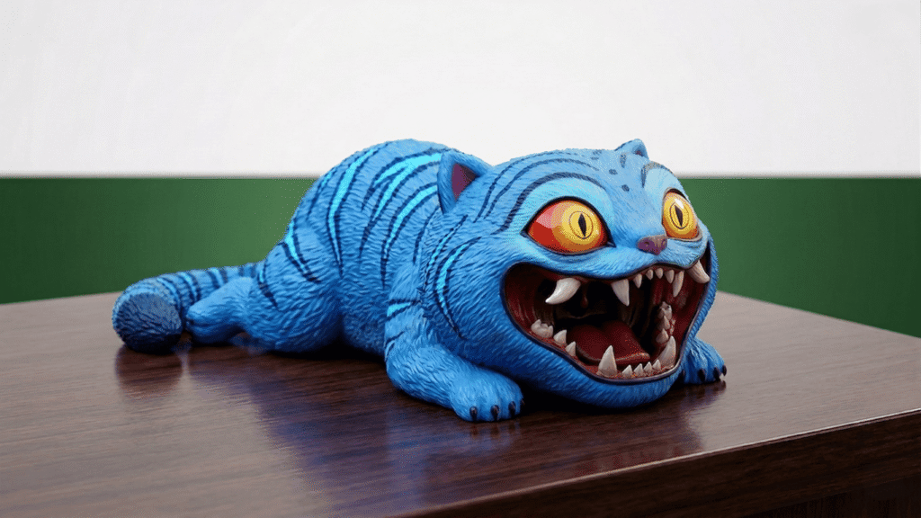 The Derpy Tiger Sleeping Desk Series: #2 2 colored 15