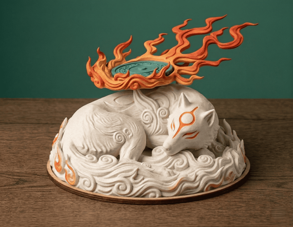 The Okami Sleeping Desk Series: #2 1 colored 18