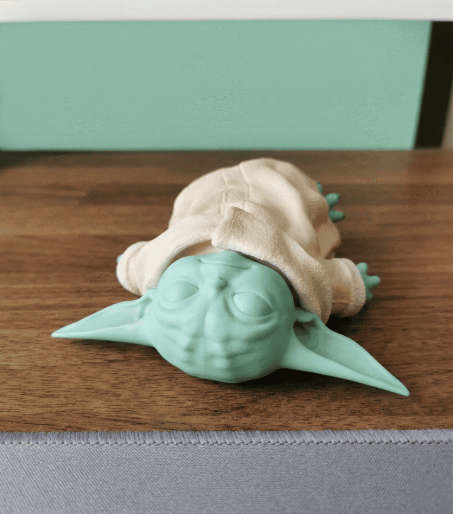 The Grogu Sleeping Desk Series: #1 1 colored 27