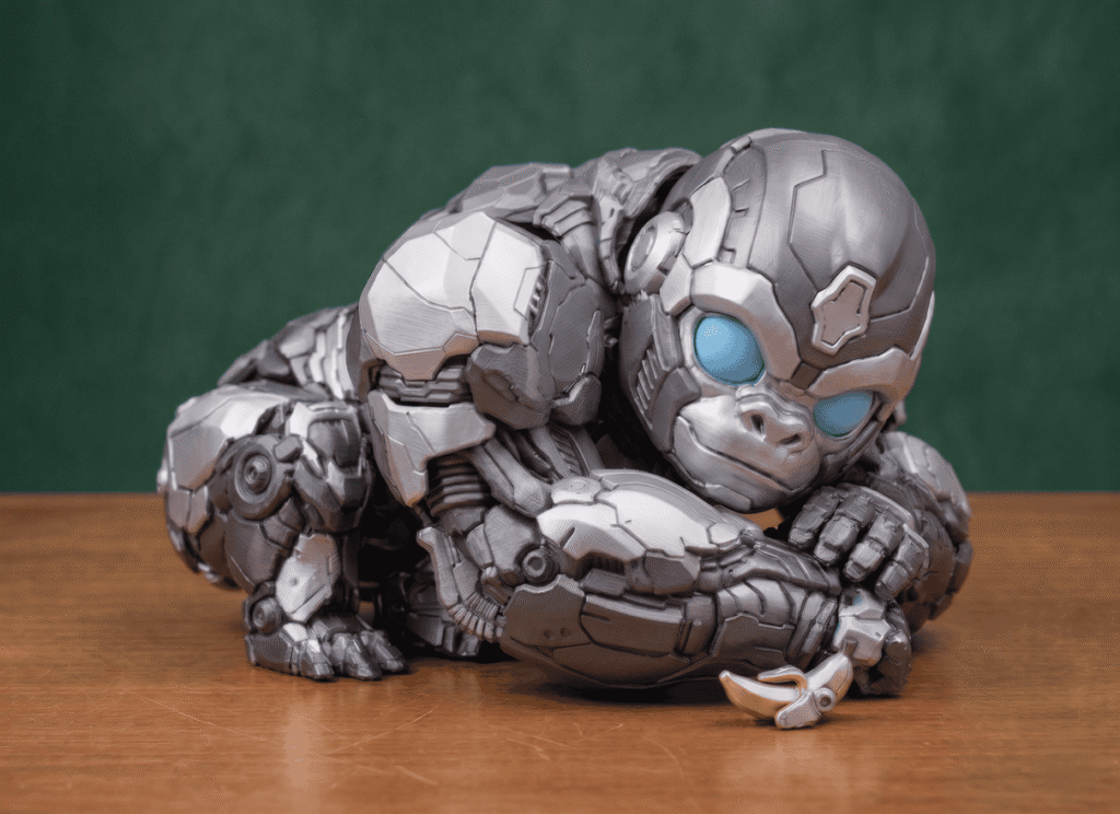 The Optimus Primal Sleeping Desk Series: #3 3 colored 35