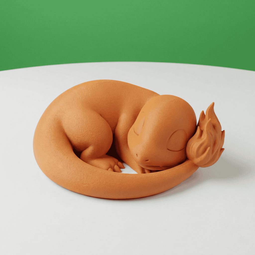 The Charmander Sleeping Desk Series: #1 1 colored 7