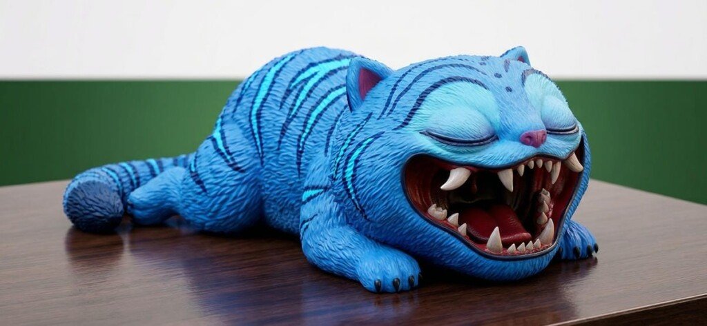 The Derpy Tiger Sleeping Desk Series: #1 1 colored2 3
