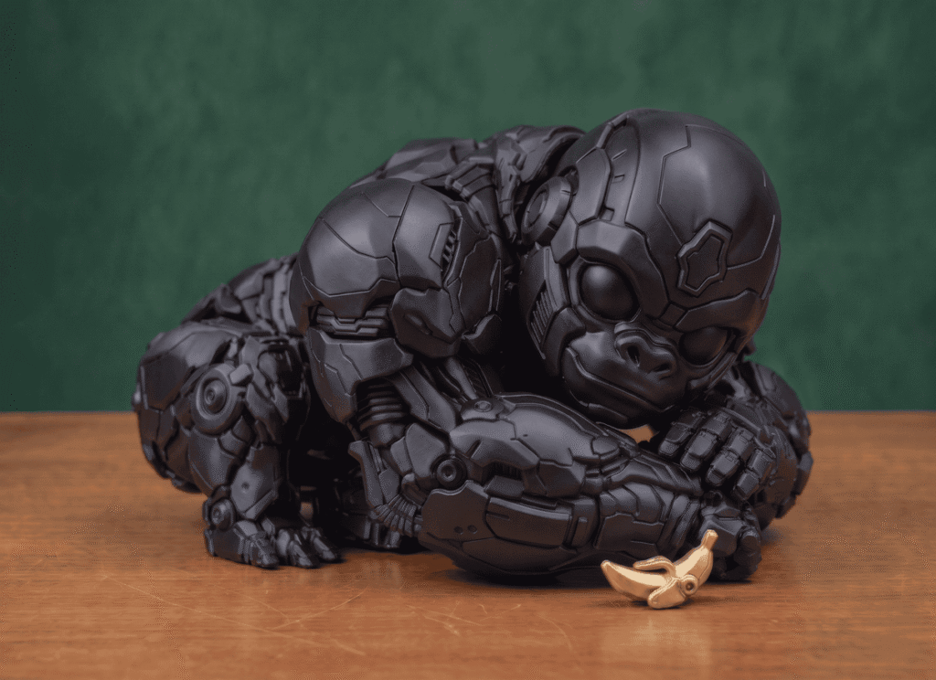 The Optimus Primal Sleeping Desk Series: #3 2 colored2 3