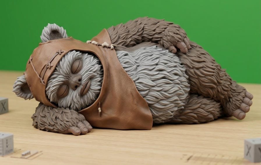 The Ewoks Sleeping Desk Series: #2 1 colored2 5
