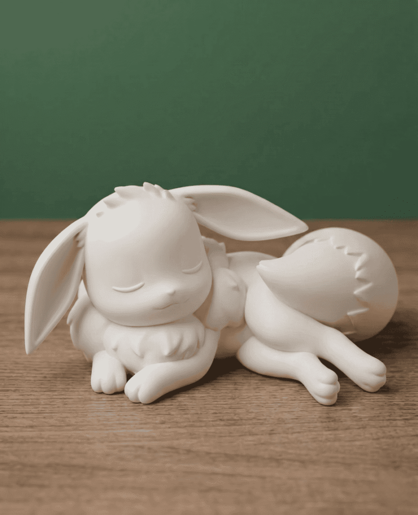 The Eevee Sleeping Desk Series: #2 3 colored2