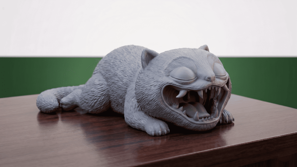 The Derpy Tiger Sleeping Desk Series: #1 3 uncolored 14
