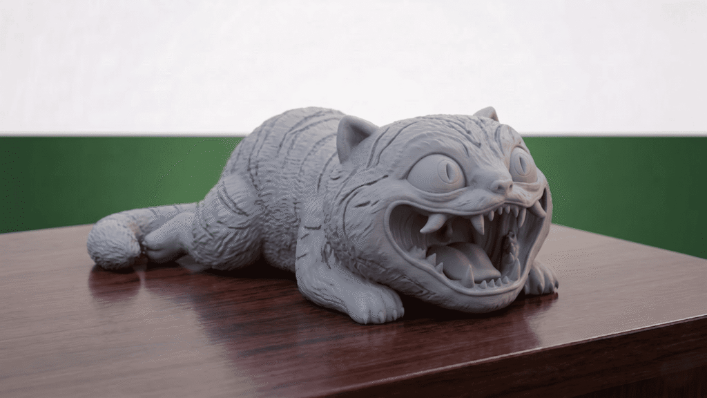 The Derpy Tiger Sleeping Desk Series: #2 3 uncolored 15