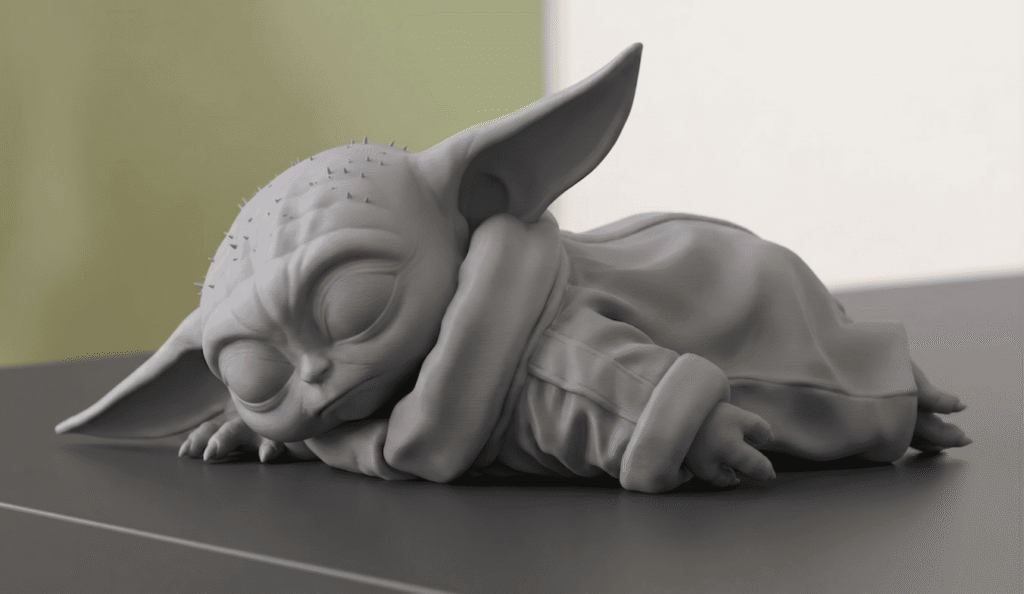 The Grogu Sleeping Desk Series: #2 2 uncolored 28