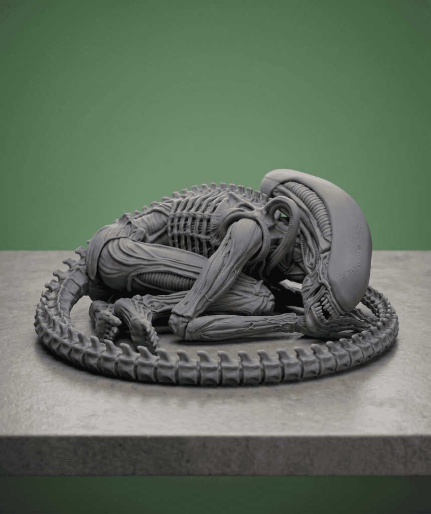 The Xenomorph Sleeping Desk Series: #2 1 uncolored 30