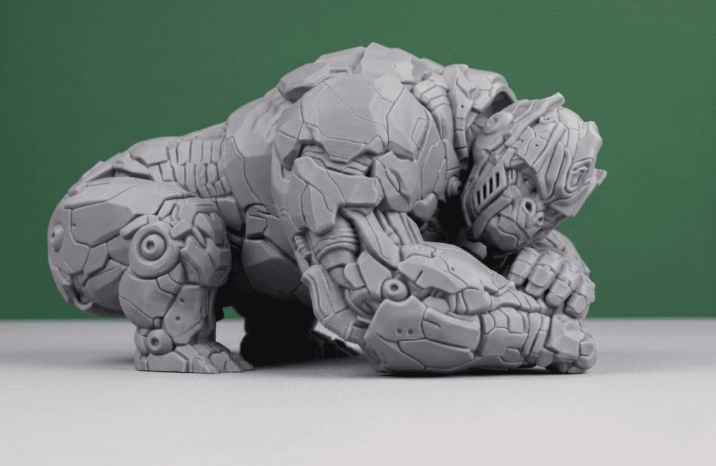 The Optimus Primal Sleeping Desk Series: #2 1 uncolored 37