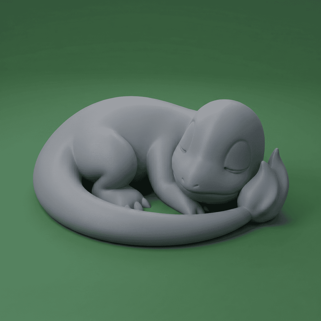 The Charmander Sleeping Desk Series: #2 2 uncolored 8