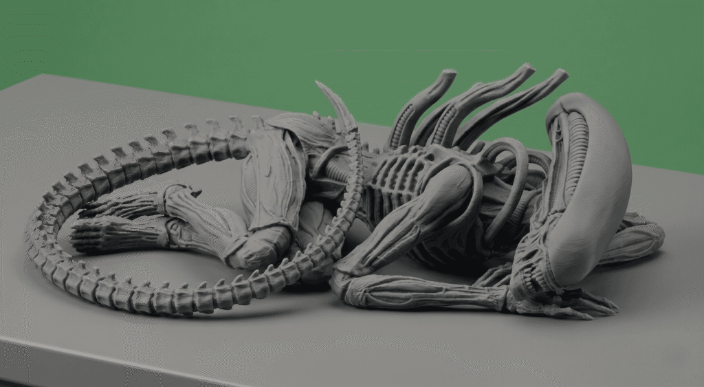 The Xenomorph Sleeping Desk Series: #1 1 uncolored2