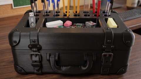 Suitcase Desk Organizer Briefcase 2 deskorg