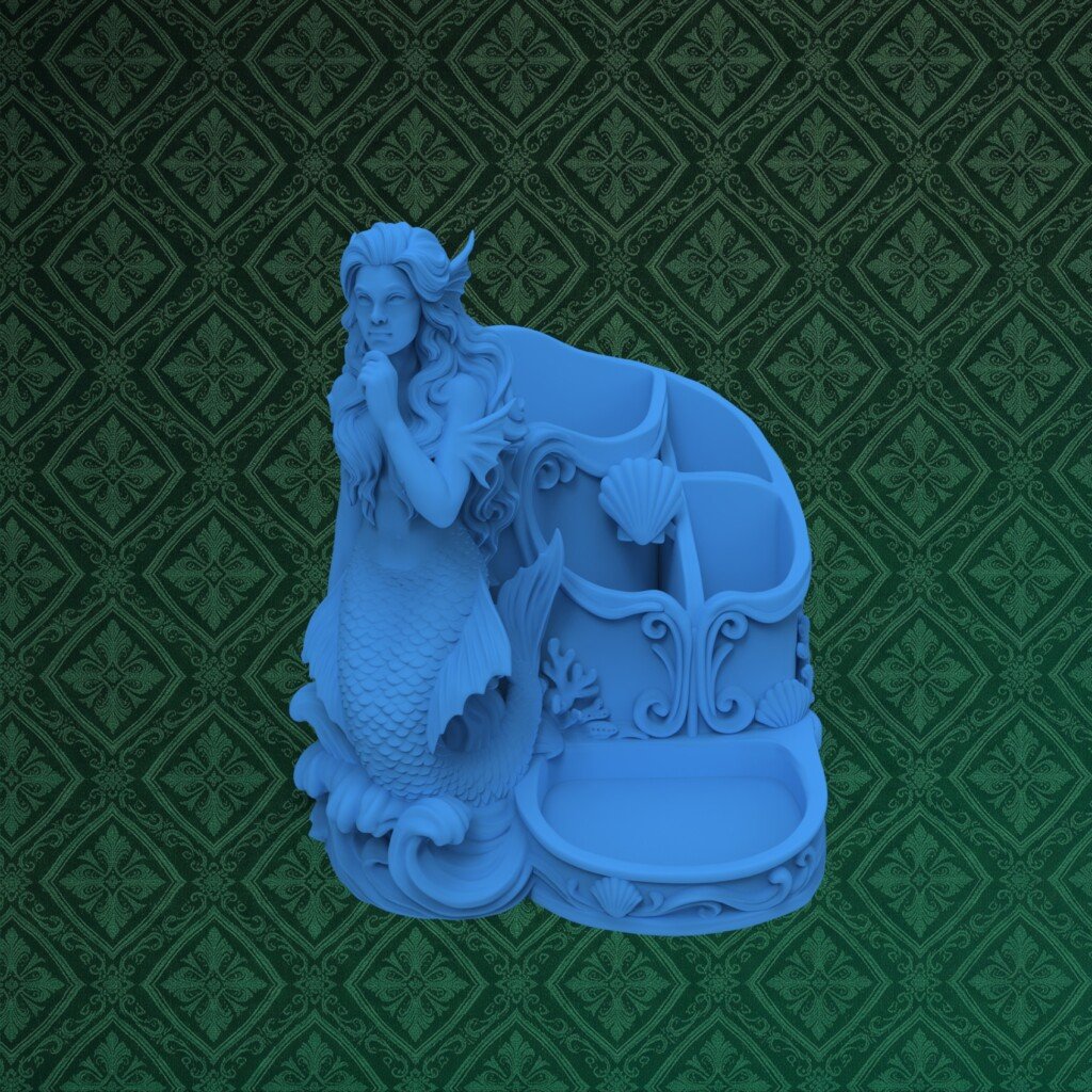 Mermaid Desk Organizer 5 front.45