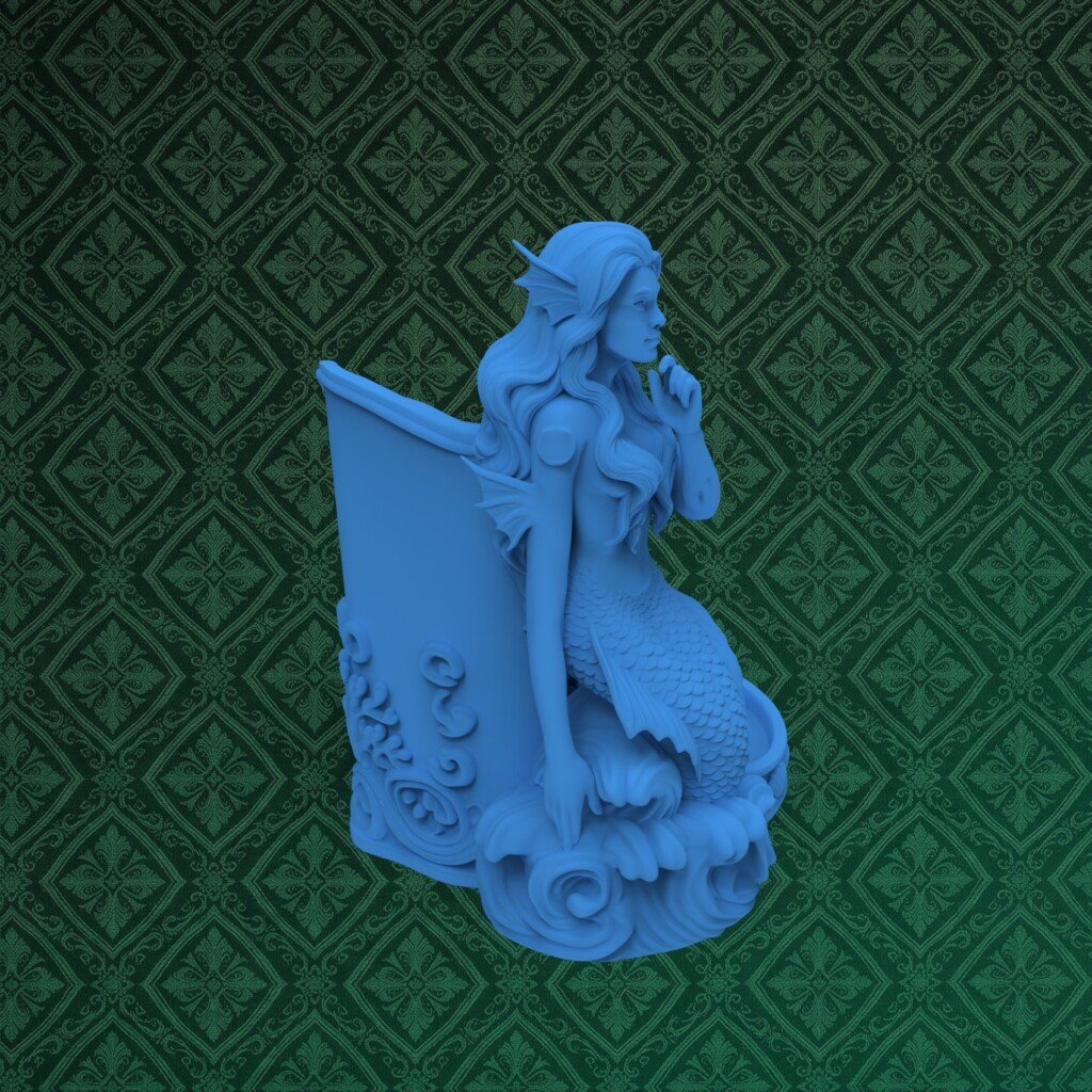Mermaid Desk Organizer 4 side.46