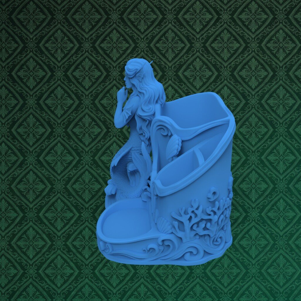 Mermaid Desk Organizer 2 side2.48