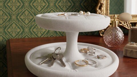 Modern Tufted Catchall Tray 4 tuftedtray