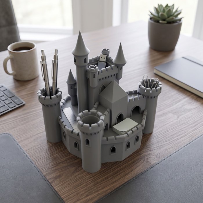 Castle Office Stronghold Desktop Organizer 1 key 107