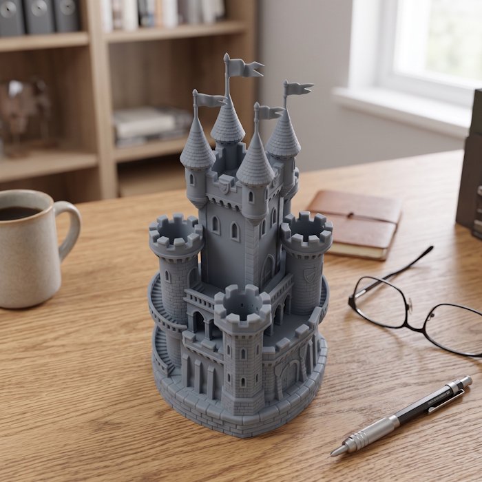 Enchanted Castle Desk Organizer 1 key 38