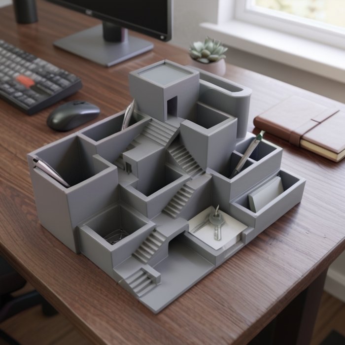 Escher Architecture Desk Organizer 1 key 4