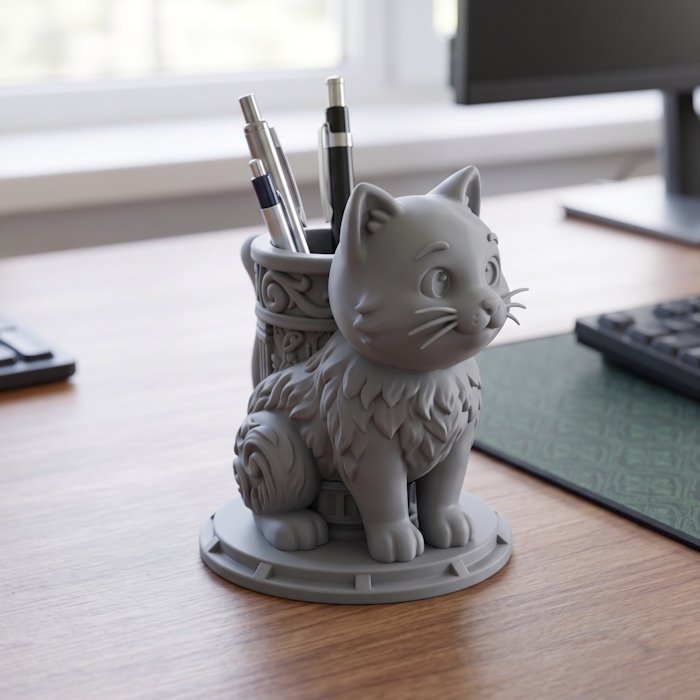 Cute Cat Pencil Holder 1 key 50