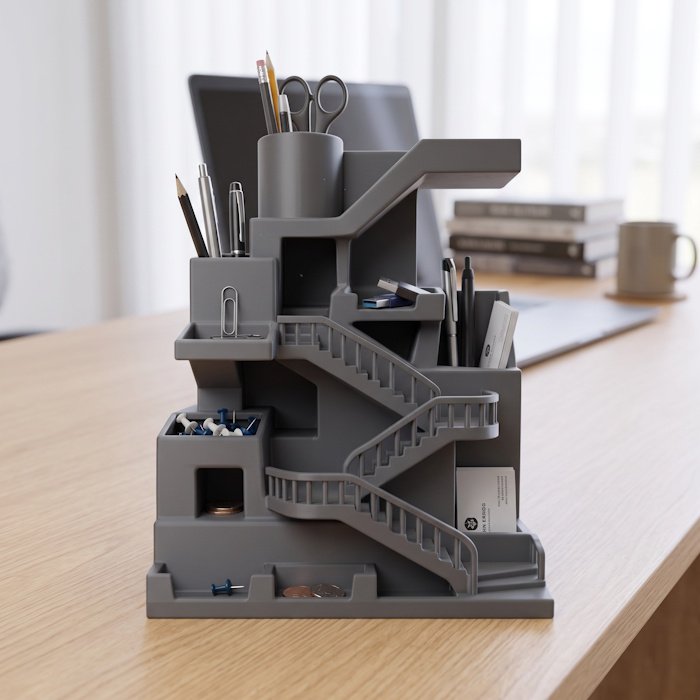 Staircase Desk Organizer 1 key 69