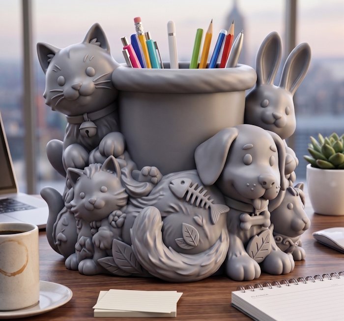 Pet Lover Desk Organizer 1 key 87