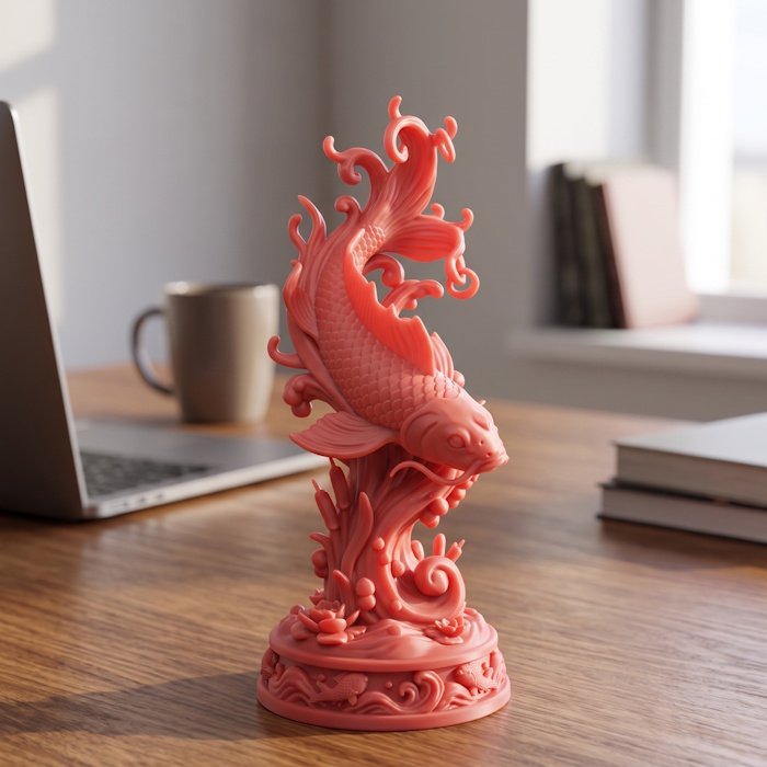 Koi Fish Statue 1 key 95