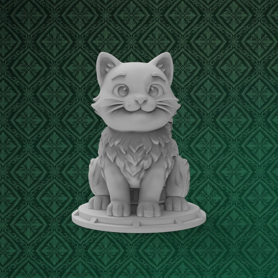Cute Cat Pencil Holder 2 keyshot8.1030