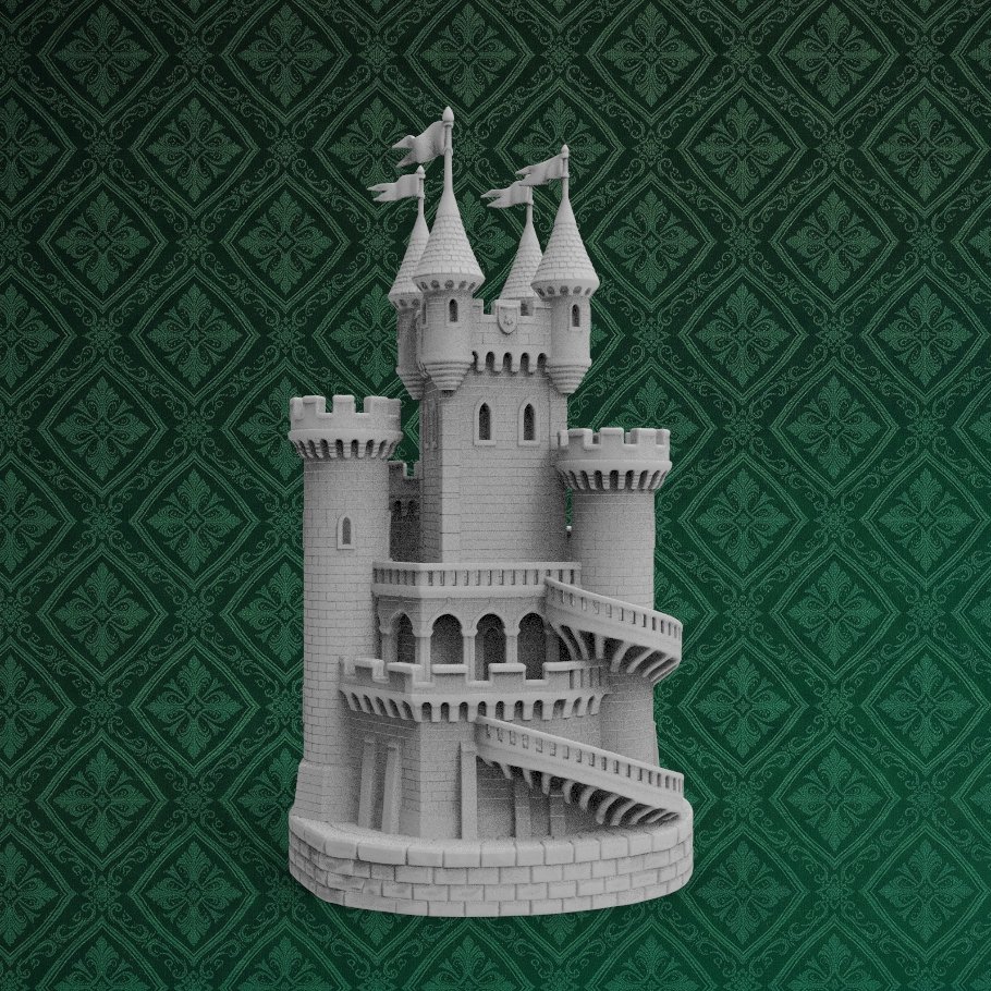 Enchanted Castle Desk Organizer 6 keyshot8.1112