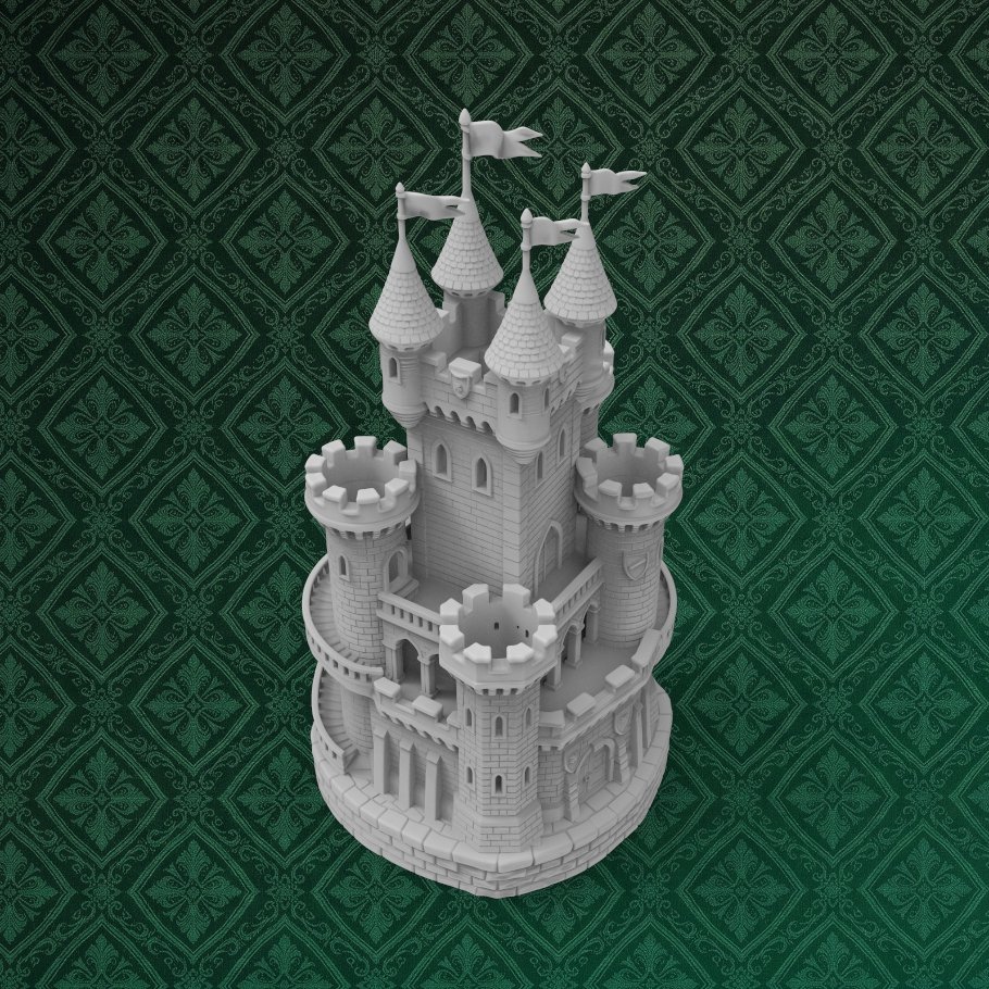 Enchanted Castle Desk Organizer 2 keyshot8.1116