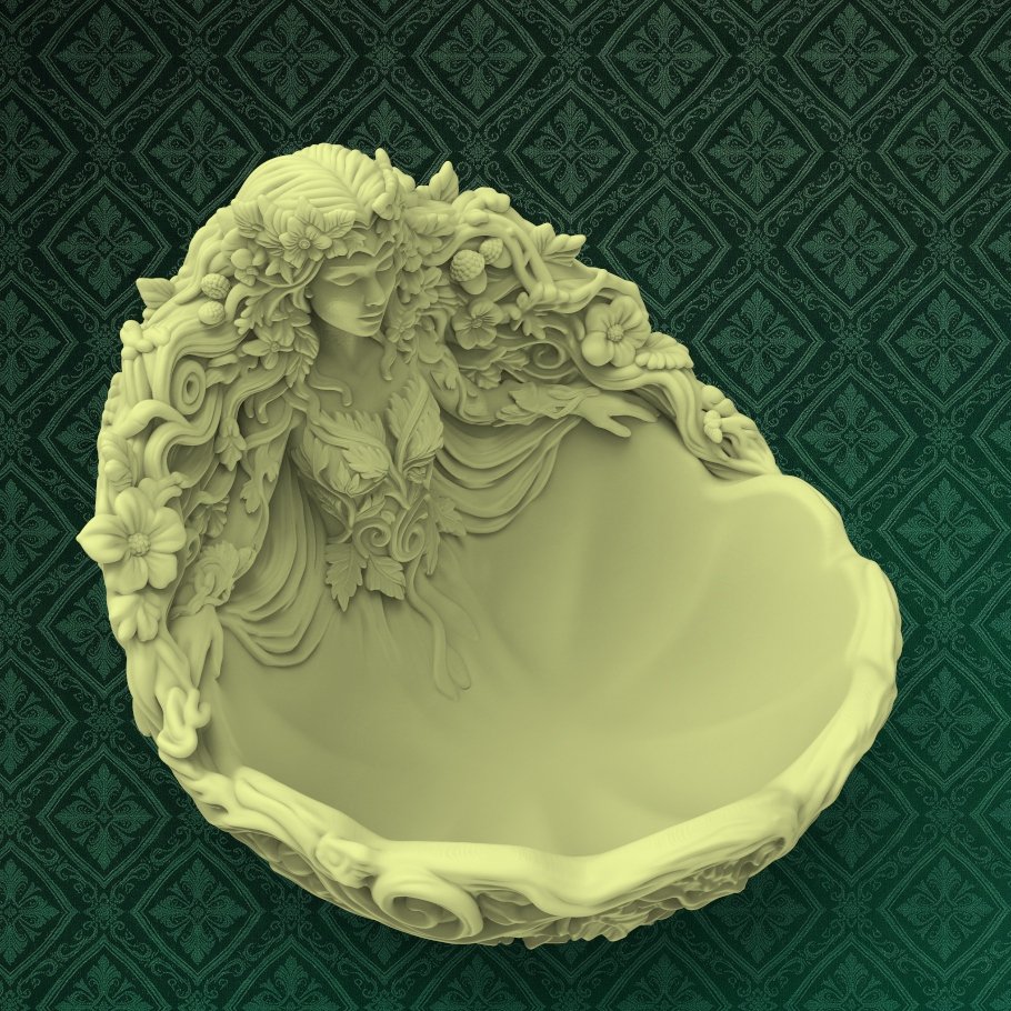 Forest Goddess Catchall Tray 8 keyshot8.1147
