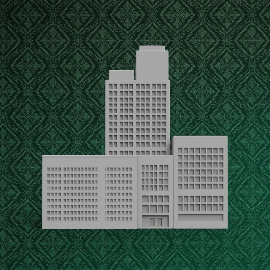 City Block Desk Organizer 3 keyshot8.1262