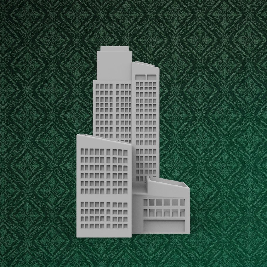 City Block Desk Organizer 4 keyshot8.1263