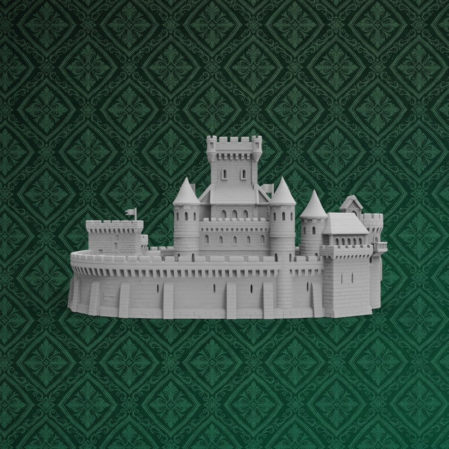 Castle Tray Desk Organizer 3 keyshot8.1281