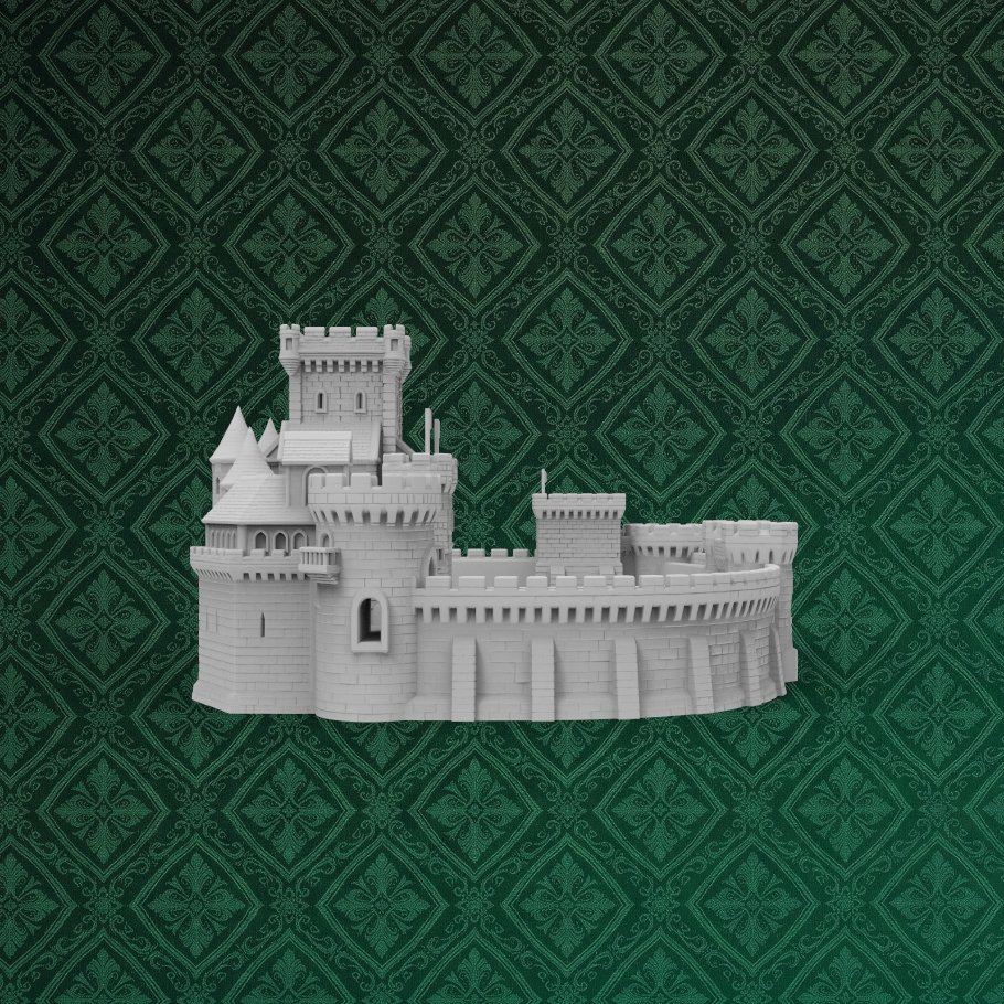 Castle Tray Desk Organizer 4 keyshot8.1282