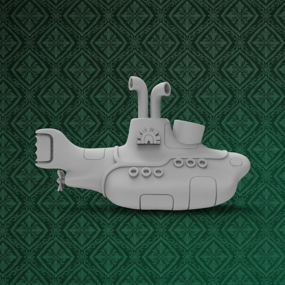 Submarine Desk Organizer 2 keyshot8.1320