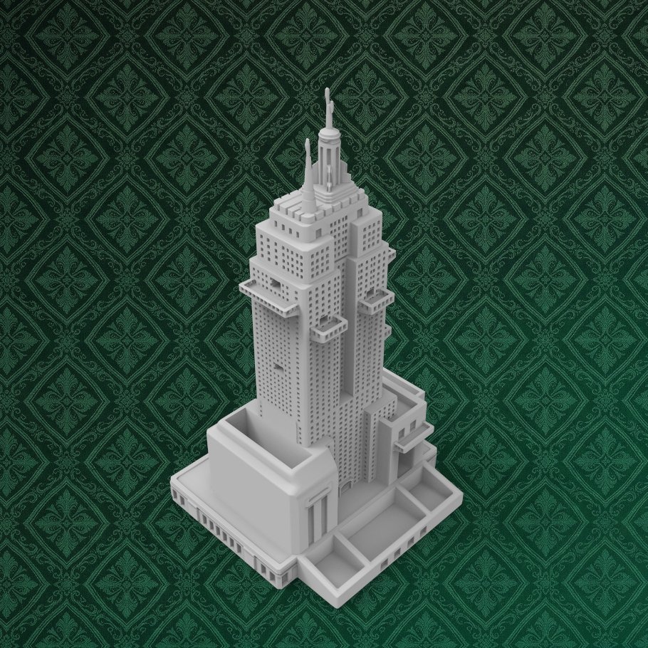 Skyscraper Desk Organizer 7 keyshot8.1353