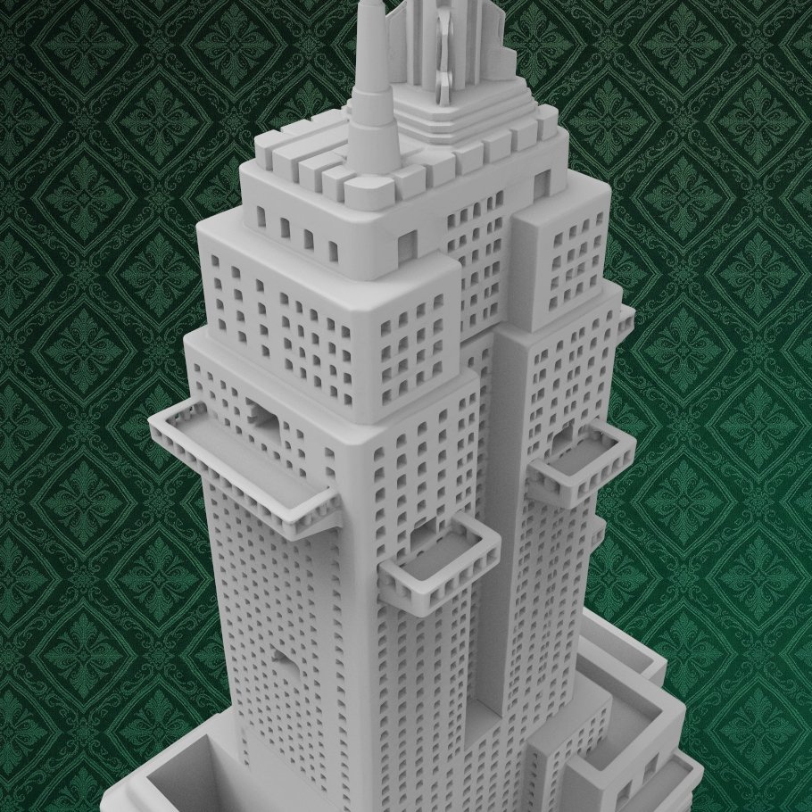 Skyscraper Desk Organizer 8 keyshot8.1354