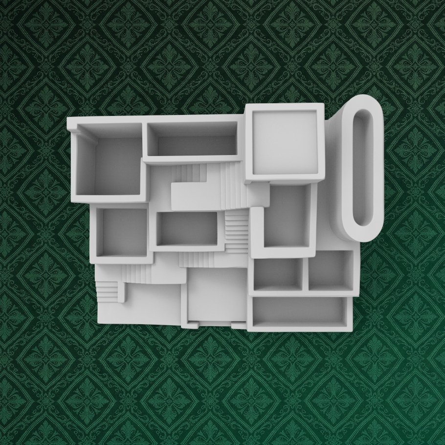 Escher Architecture Desk Organizer 6 keyshot8.1359