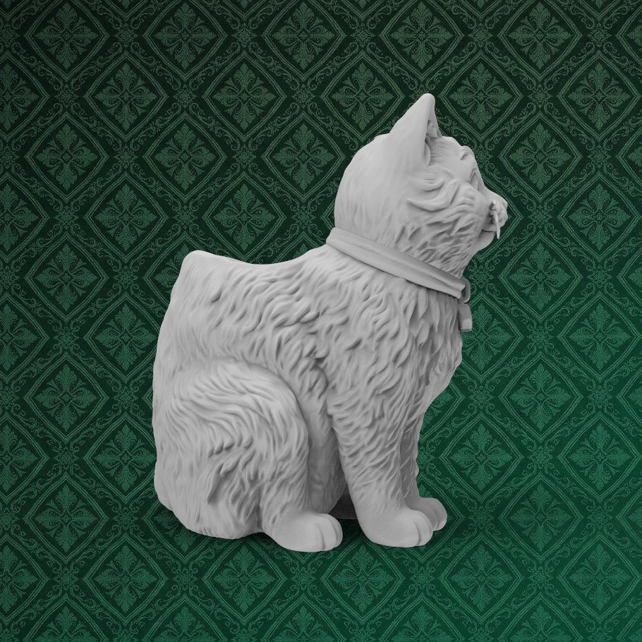 Cute Cat Pencil Holder & Planter 4 keyshot8.1370